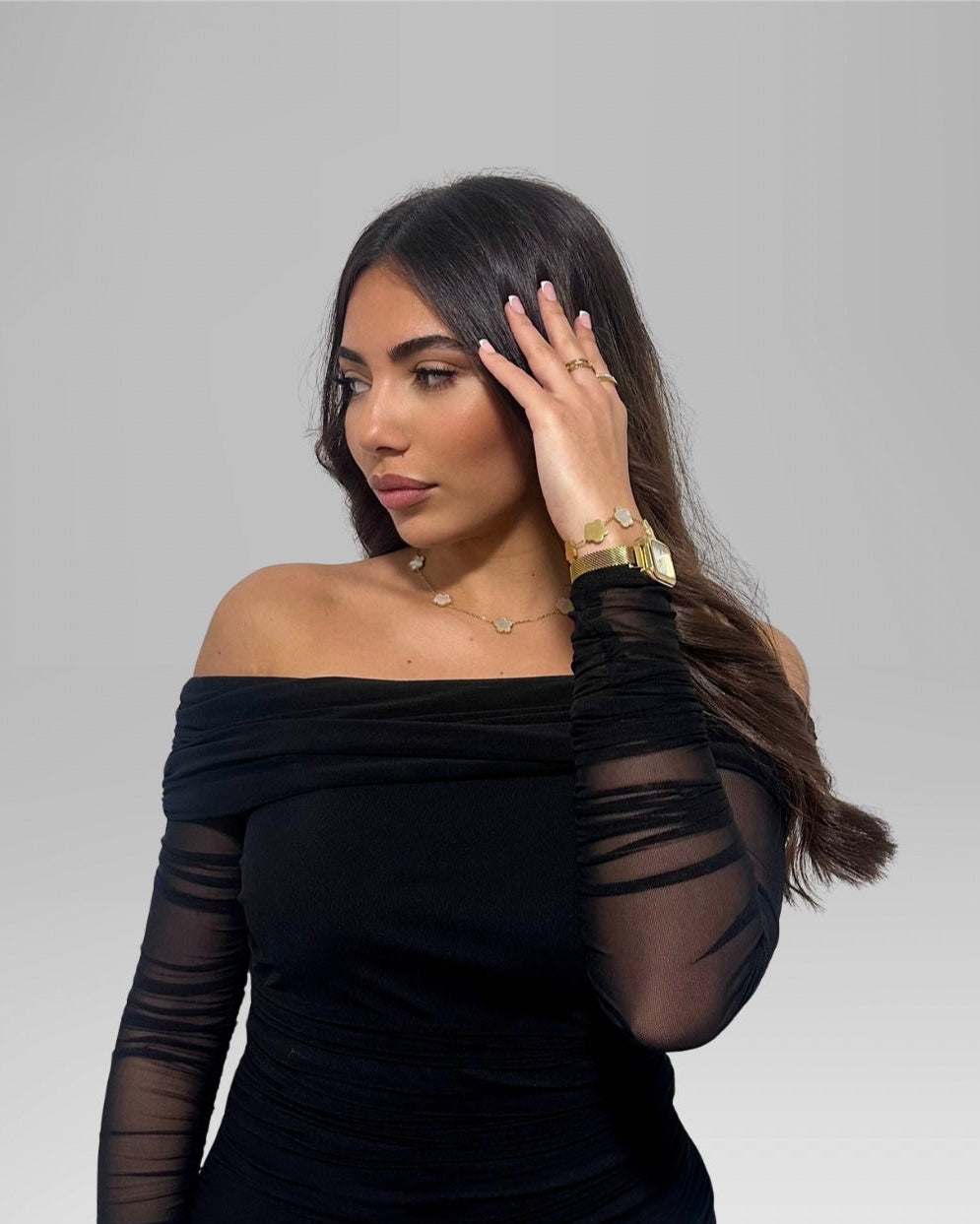 Collier Aida - Blanc